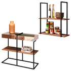 Kit Aparador E Prateleira Industrial 60 Cm Boreal Demolição -