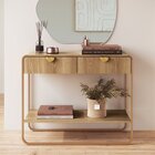 Kit Aparador E Rack Orgânico Pé Metal Luna Hanover/dourado