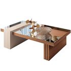 Kit Aparador Para Sala Com Mesa De Centro Espelhada Lord B01