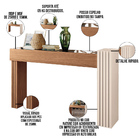 Kit Aparador Para Sala Com Mesa De Centro Espelhada Lord B01