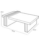 Kit Aparador Para Sala Com Mesa De Centro Lord B01 E Espelho