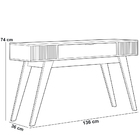 Kit Aparador Para Sala De Estar Com Mesa De Centro Delta 1 Ga