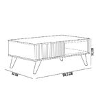 Kit Aparador Para Sala De Estar Com Mesa De Centro Delta 1 Ga