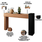 Kit Aparador Para Sala De Estar Com Mesa De Centro Lord B01 N