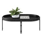 Kit Aparador Para Sala E Mesa De Centro Arredondada Mônica Pr