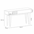 Kit Aparador Para Sala Estar Greta Com Mesa De Centro Nala B0