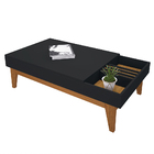 Kit Aparador Para Sala Havana Com Mesa De Centro Nala Preto C