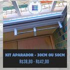 Kit Aparador Sacada Injetado Envidraçamento - Branco - 30cm