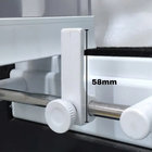 Kit Aparador Sacada Injetado Envidraçamento - Branco - 50cm