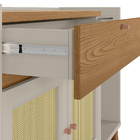 Kit Aparador Sala De Estar 01 Gaveta Lucca Espelho Adnet Frei