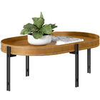 Kit Aparador Sala De Estar Com Mesa Centro E Mesa Canto Caram