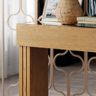 Kit Aparador Sala De Estar Espelhado Lord E Espelho Adnet Pre