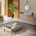 Kit Aparador Sala De Estar Greta Mesa De Centro Nala Com Espe