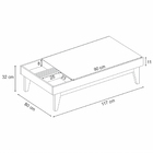 Kit Aparador Sala De Estar Greta Mesa De Centro Nala Com Espe