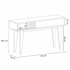 Kit Aparador Sala Greta Mesa De Centro Nala E Espelho Adnet P