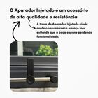 Kit Aparadores Com Haste De Inox Para Sacadas Preto40cm