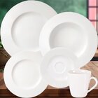 Kit Aparelho De Jantar 8 Pessoas 40pçs Aba Larga Tramontina