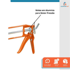 Kit Aplicador De Silicone Aberto Starfer E Selante Pu 40 Cinz