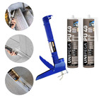 Kit Aplicador De Silicone Fechado + 2 Selante Pu 40 Unipega P