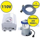 Kit Aquecedor + Bomba/filtro P/ Piscinas Infláveis De Até 500