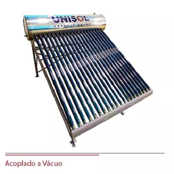 Kit Aquecedor Solar Acoplado A Vácuo 351 Litros 30 Tubos Unis