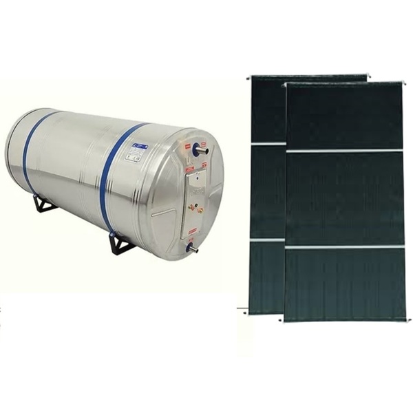 Kit Aquecedor Solar Com Boiler 300 Litros Aço 304 Desnível Co
