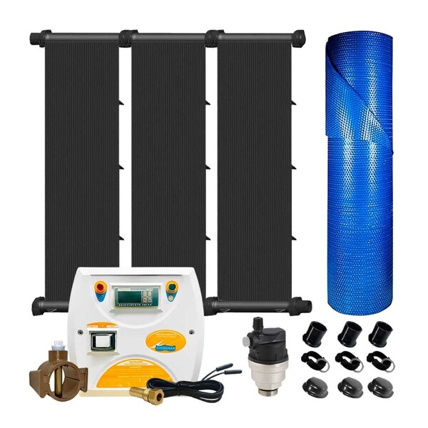 Kit Aquecedor Solar Piscina 10m² Ou 14.000l + Capa - Sodramar