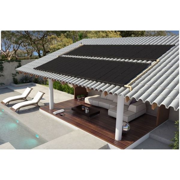 Kit Aquecedor Solar Piscina 14 4 M2 3 Placas 4 M Leroy Merlin