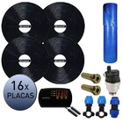 Kit Aquecedor Solar Piscina Girassol Até 64.000 L + Capa