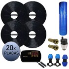 Kit Aquecedor Solar Piscina Girassol Até 80.000 L + Capa