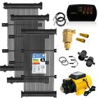 Kit Aquecimento Solar Para Piscinas Até  04m² Ou 06 Mil Litro