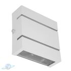 Kit Arandela Branca Slim 2 Frisos 2 Fachos + Lâmpada G9 Bq 30