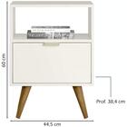 Kit Arara Closet 2 Gavetas E Mesa De Cabeceira Dmad