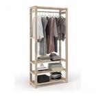 Kit Arara De Roupa Organizador Sem Portas