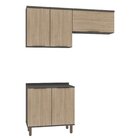 Kit Área De Serviço 100% Mdf 3 Peças Acquaflex Turin/itapuã