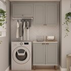 Kit Área De Serviço Com 3 Módulos Com Portas Provençais Para