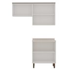 Kit Área De Serviço Com 3 Módulos Com Portas Provençais Para