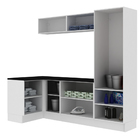 Kit Área De Serviço Madesa Acordes 100% Mdf Com Armário E Bal