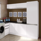 Kit Área De Serviço Madesa Acordes 100% Mdf Com Armário, Gave