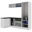 Kit Área De Serviço Madesa Acordes 100% Mdf Com Armário, Gave