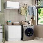 Kit Área De Serviço Madesa Topazio 60 Cm Com Armário E Balcão