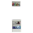 Kit Área De Serviço Madesa Topazio 60 Cm Com Armário E Balcão