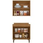 Kit Armario Aereo E Balcao 2 Portas 70cm Plla