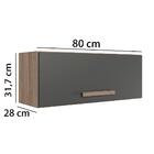 Kit Armario Aereo E Balcao 80cm 16978x16986 Nicioli