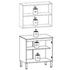 Kit Armario Aereo E Balcao 80cm 763x766am Ktp