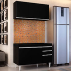 Kit Armário Aéreo E Balcão De Cozinha Lavanderia Dora Sem Tam