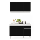 Kit Armário Aéreo E Balcão De Cozinha Lavanderia Lucy Com Tam