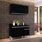 Kit Armário Aéreo E Balcão De Cozinha Lavanderia Lucy Com Tam