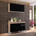 Kit Armário Aéreo E Balcão De Cozinha Lavanderia Lucy Com Tam