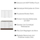 Kit Armario Aereo E Balcao Para Pia 120cm 12527x12525 Pln